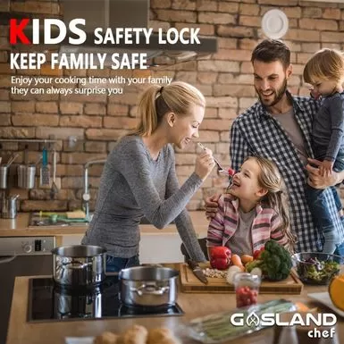 Gasland Chef 30"Built-in Radiant Electric Cooktop With 4 Burners, Electric Ceramic Cooktop In Black, 240V - Black 4 Gasland Chef 30"Built-in Radiant Electric Cooktop With 4 Burners, Electric Ceramic Cooktop In Black, 240V - Black - Image 2