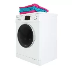All-in-One 13 Lbs 1200 RPM Compact 2016 Combo Washer Dryer With Optional Condensing/ Venting, Sensor Dry, Auto Water Level - White