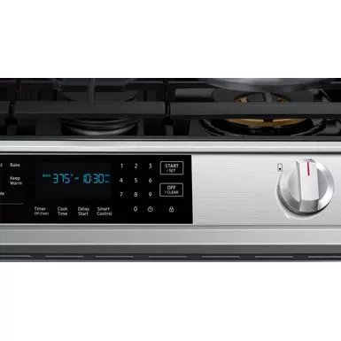 Samsung - 6.0 Cu. Ft. Front Control Slide-In Gas Convection Range With Air Fry & Wi-Fi, Fingerprint Resistant - Stainless Steel 9 Samsung - 6.0 Cu. Ft. Front Control Slide-In Gas Convection Range With Air Fry & Wi-Fi, Fingerprint Resistant - Stainless Steel - Image 7