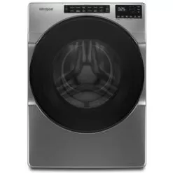 Whirlpool Ada 5 Cu. Ft. Chrome Shadow Front Load Washer With Quick Wash Cycle