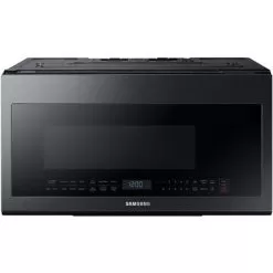 Samsung - 2.1 Cu. Ft. Over-the-Range Microwave With Sensor Cook - Black Stainless Steel -Appliance Shop 33cc354a 18db 4204 ab9b 907aeee72b6c