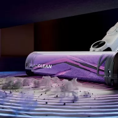 Shark - Detect Pro Auto-Empty System, Cordless Vacuum With QuadClean Multi-Surface Brushroll, HEPA Filter & 60-Minute Runtime - White/Beats Brass 13 Shark - Detect Pro Auto-Empty System, Cordless Vacuum With QuadClean Multi-Surface Brushroll, HEPA Filter & 60-Minute Runtime - White/Beats Brass - Image 11