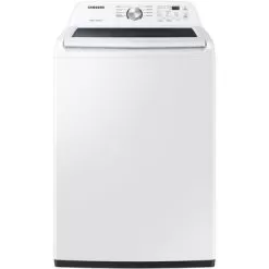 Samsung 4.4-Cu. Ft. Top Load Washer With ActiveWave Agitator And Solf-Close Lid, White