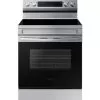 Samsung - 6.3 Cu. Ft. Freestanding Electric Range With WiFi And Steam Clean - Stainless Steel