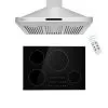 2 Piece Kitchen Appliances Packages Including 30" Induction Cooktop And 36" Wall Mount Range Hood - 30" -Appliance Shop 35b1c85b 96ed 4000 b594 ce01a4de5bff