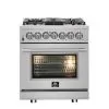 Forno 30 Inch Cossato Stainless Duel Fuel Electric Gas Range -Appliance Shop 35babdbd 000c 4042 9de1 0199a3f42e76