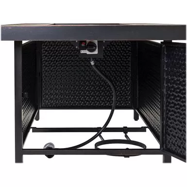 Fire Sense - Weyland Rectangular Aluminum LPG Fire Pit - Antique Bronze 9 Fire Sense - Weyland Rectangular Aluminum LPG Fire Pit - Antique Bronze - Image 7