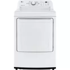 LG - 7.3 Cu. Ft. Gas Dryer With Sensor Dry - White -Appliance Shop 35fbc0aa ebbf 41ef 95db 1f874f7494df