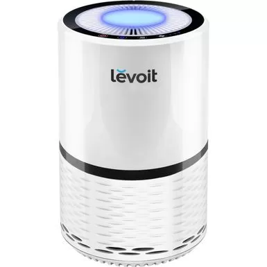 Levoit - Aerone 129 Sq. Ft True HEPA Air Purifier With Replacement Filter - White 3 Levoit - Aerone 129 Sq. Ft True HEPA Air Purifier With Replacement Filter - White