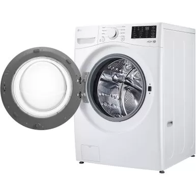 LG - 5.0 Cu. Ft. High-Efficiency Front Load Washer With 6Motion Technology - White 8 LG - 5.0 Cu. Ft. High-Efficiency Front Load Washer With 6Motion Technology - White - Image 6