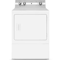 Speed Queen Ada 7 Cu. Ft. White Sanitizing Electric Dryer With Extended Tumble