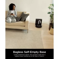 Shark - AI Ultra Robot Vacuum With Matrix Clean, Home Mapping, HEPA Bagless Self Empty Base, WiFI Connected - Black -Appliance Shop 36dc7def d862 439b 8cfe 0d0d9d55d8d5