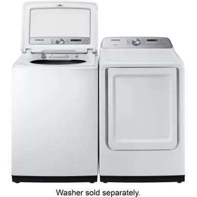 Samsung 7.4-cu. Ft. Electric Dryer With Sensor Dry In White 13 Samsung 7.4-cu. Ft. Electric Dryer With Sensor Dry In White - Image 11