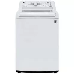 LG - 4.3 Cu. Ft. High-Efficiency Smart Top Load Washer With TurboDrum Technology - White -Appliance Shop 36f5af66 e448 4b84 839f 739e749bcf79