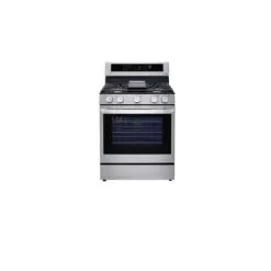 LG 5.8 Cu.ft. Gas Single Oven Range With True Convection And InstaView, Wi-Fi Enabled - Silver