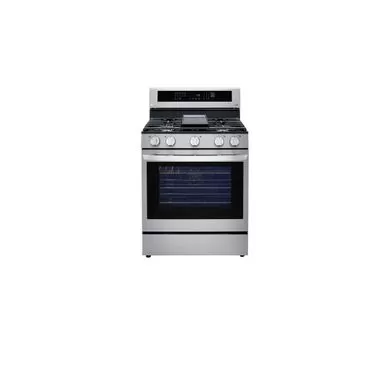 LG 5.8 Cu.ft. Gas Single Oven Range With True Convection And InstaView, Wi-Fi Enabled - Silver 3 LG 5.8 Cu.ft. Gas Single Oven Range With True Convection And InstaView, Wi-Fi Enabled - Silver