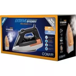 Conair - ExtremeSteam Steam Iron - White/Silver/Black -Appliance Shop 379710a9 e28e 5702 85c5 f70c0d04470d