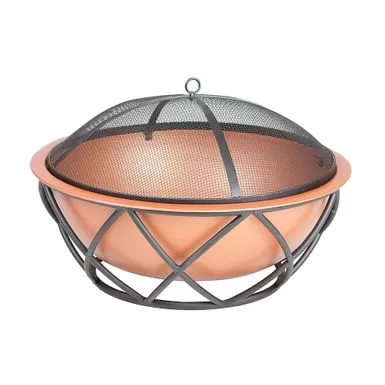 Fire Sense - Barzelonia Round Fire Pit - Copper Look 3 Fire Sense - Barzelonia Round Fire Pit - Copper Look