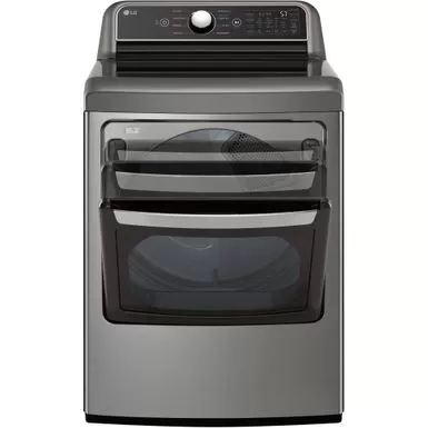 LG - 7.3 Cu. Ft. Smart Electric Dryer With EasyLoad Door - Graphite Steel 13 LG - 7.3 Cu. Ft. Smart Electric Dryer With EasyLoad Door - Graphite Steel - Image 11