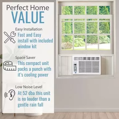 10,000 BTU, Window Cool Only, Remote Control, 115V, 60Hz Energy Star 5 10,000 BTU, Window Cool Only, Remote Control, 115V, 60Hz Energy Star - Image 3