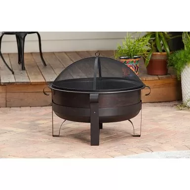 Fire Sense - Cornell Wood Burning Fire Pit - Bronze 6 Fire Sense - Cornell Wood Burning Fire Pit - Bronze - Image 4