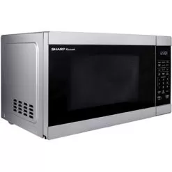 Sharp - 1.1 Cu Ft Stainless Countertop Microwave With 1000 Watts - Silver -Appliance Shop 3c532627 231d 5589 886b d098ab792799