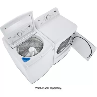 LG - 7.3 Cu Ft Electric Dryer With Sensor Dry - White 11 LG - 7.3 Cu Ft Electric Dryer With Sensor Dry - White - Image 9