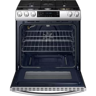 Samsung - 6.0 Cu. Ft. Front Control Slide-In Gas Convection Range With Air Fry & Wi-Fi, Fingerprint Resistant - Stainless Steel 22 Samsung - 6.0 Cu. Ft. Front Control Slide-In Gas Convection Range With Air Fry & Wi-Fi, Fingerprint Resistant - Stainless Steel - Image 20