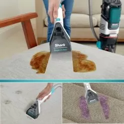 Shark - CarpetXpert With Stainstriker Technology Corded Upright Deep Carpet And Upholstery Cleaner With Built-in Spot Remover - White -Appliance Shop 3e5ca60f 4bc4 5597 99c4 91cf52a74db2
