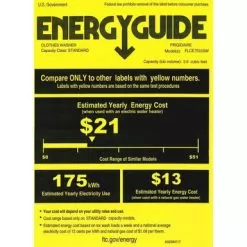 Frigidaire FLCE7522AW Electric Washer/Dryer Laundry Center - 3.9 Cu. Ft Washer And 5.5 Cu. Ft. Dryer - White - White -Appliance Shop 3eeaa859 7439 4790 ad7b c3efe0f62856