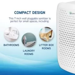 GermGuardian - AC225W 65 Sq. Ft. Pluggable Air Purifier With UV-C - White -Appliance Shop 3f031e6f 3682 555e a385 ab25b7a50d67
