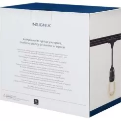 Insignia™ - 24 Ft. Outdoor String Lights - White 15 Insignia™ - 24 Ft. Outdoor String Lights - White -Appliance Shop 3f0c2b07 94c1 5399 a8b7 d4133a39adc1