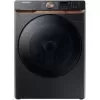 Samsung Ada 5 Cu. Ft. Brushed Black Extra Large Capacity Smart Front Load Washer With Super Speed Wash & Steam