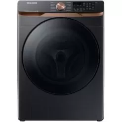 Samsung Ada 5 Cu. Ft. Brushed Black Extra Large Capacity Smart Front Load Washer With Super Speed Wash & Steam