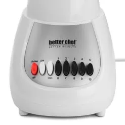 Better Chef 10-Speed 350 Watt 42 Ounce Glass Jar Blender In White - White -Appliance Shop 3f375e9d f735 4210 8e09 910825966677