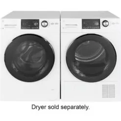 GE - 2.4 Cu. Ft. High Efficiency Stackable Front Load Washer With Steam And Sanitize - White 11 GE - 2.4 Cu. Ft. High Efficiency Stackable Front Load Washer With Steam And Sanitize - White -Appliance Shop 3f9db86a 4295 5c70 9358 7ad6a601d80c
