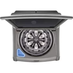 LG - 5.5 Cu. Ft. High Efficiency Smart Top Load Washer With TurboWash3D - Graphite Steel -Appliance Shop 400da90b e104 59ed 8c44 2e0b00b5199c