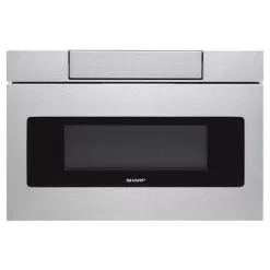 Sharp - 24" 1.2 Cu. Ft. Built-in Microwave Drawer - Stainless Steel