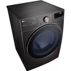 LG - 7.4 Cu. Ft. Stackable Smart Electric Dryer With Steam And Built-In Intelligence - Black Steel -Appliance Shop 415c9271 fded 5971 a3b3 4a60163953d5