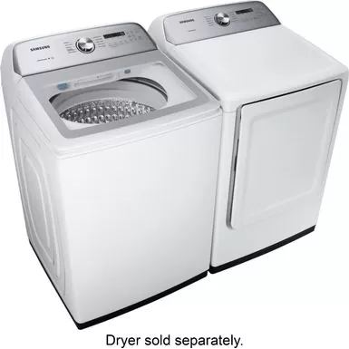 Samsung - 5.0 Cu. Ft. High Efficiency Top Load Washer With Active WaterJet - White 11 Samsung - 5.0 Cu. Ft. High Efficiency Top Load Washer With Active WaterJet - White - Image 9