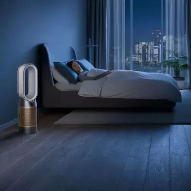 Dyson - Purifier Hot + Cool Formaldehyde - HP09 - Smart Tower Air Purifier, Heater And Fan - White/Gold 5 Dyson - Purifier Hot + Cool Formaldehyde - HP09 - Smart Tower Air Purifier, Heater And Fan - White/Gold - Image 3