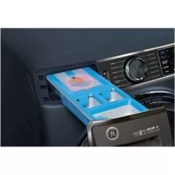 GE - 5.0 Cu Ft High-Efficiency Stackable Smart Front Load Washer W/UltraFresh Vent, Microban Antimicrobial & 1-Step Wash+Dry - Sapphire Blue -Appliance Shop 42638210 f631 5513 93b5 1b2163b05e0a