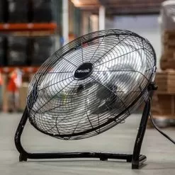 NewAir - 3000 CFM 18” High Velocity Portable Floor Fan With 3 Fan Speeds And Long-Lasting Ball Bearing Motor - Black -Appliance Shop 42831cba b488 5fd5 8e45 8ea007b19939