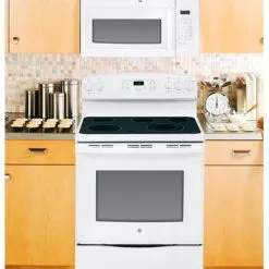 GE - 1.6 Cu. Ft. Over-the-Range Microwave - White -Appliance Shop 42b85d12 9e67 5e44 90bc e2ce65d6c3db