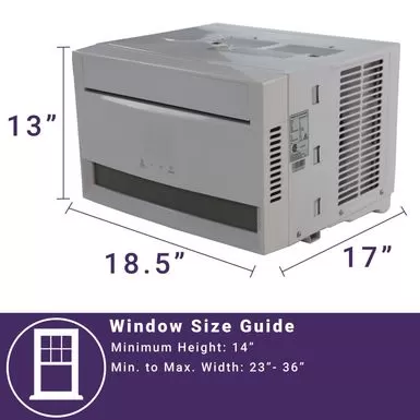 6,000 BTU Window Air Conditioner, Sleek Design, Energy Star 8 6,000 BTU Window Air Conditioner, Sleek Design, Energy Star - Image 6