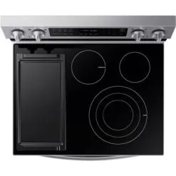 Samsung - 6.3 Cu. Ft. Freestanding Electric Convection+ Range With WiFi, No-Preheat Air Fry And Griddle - Stainless Steel 25 Samsung - 6.3 Cu. Ft. Freestanding Electric Convection+ Range With WiFi, No-Preheat Air Fry And Griddle - Stainless Steel -Appliance Shop 43220234 3d10 5e35 b889 792ba7fd5bc0