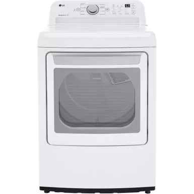 LG - 7.3 Cu. Ft. Smart Gas Dryer With Sensor Dry - White 3 LG - 7.3 Cu. Ft. Smart Gas Dryer With Sensor Dry - White
