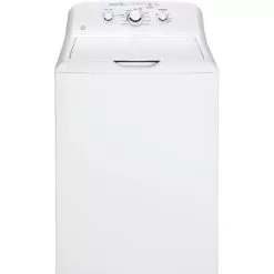 GE - 4.2 Cu. Ft. Top Load Washer With Precise Fill & Deep Rinse - White On White