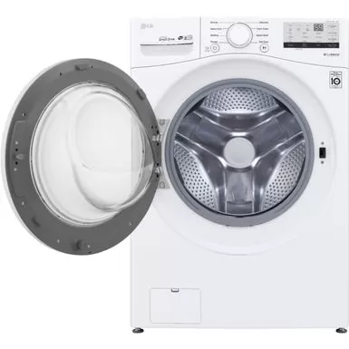 LG - 4.5 Cu. Ft. High Efficiency Stackable Front-Load Washer With 6Motion Technology - White 21 LG - 4.5 Cu. Ft. High Efficiency Stackable Front-Load Washer With 6Motion Technology - White - Image 19