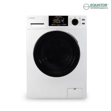 Equator 18 Lbs. Combination Washer Dryer - Sanitize, Allergen, Winterize, Vented/Ventless Dry + Laundry Pedestal With Drawer - White 16 Equator 18 Lbs. Combination Washer Dryer - Sanitize, Allergen, Winterize, Vented/Ventless Dry + Laundry Pedestal With Drawer - White - Image 14